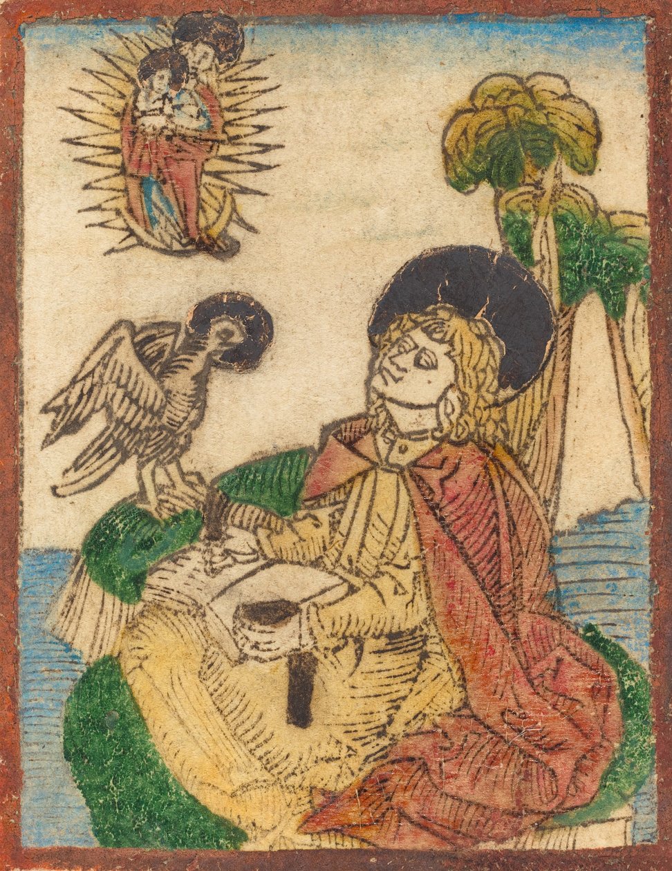 Szent János Patmosz szigetén, 14801490. alkotó: Unbekannt