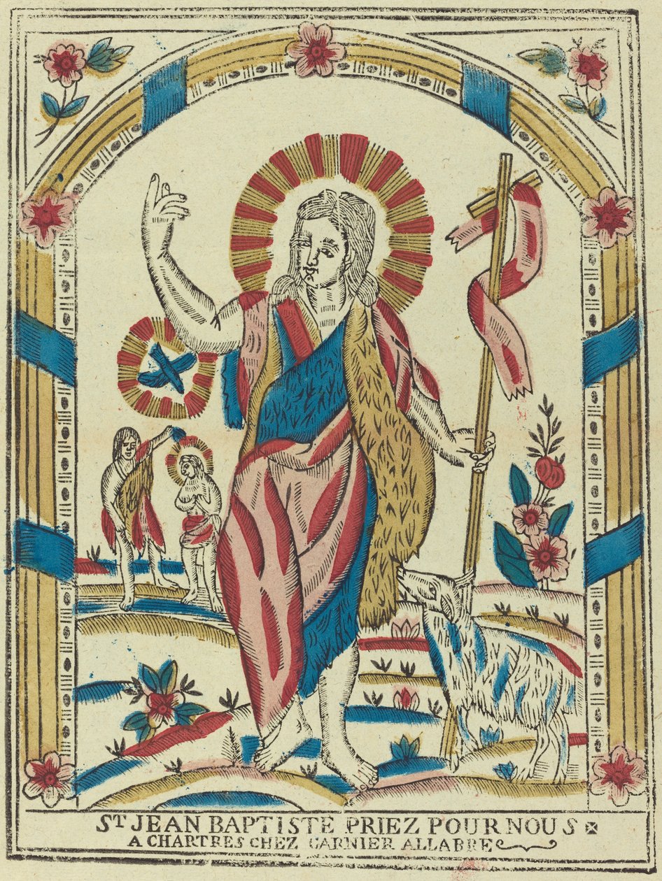 Keresztelő Szent János Könyörögj érettünk, c. 1820. alkotó: Unbekannt
