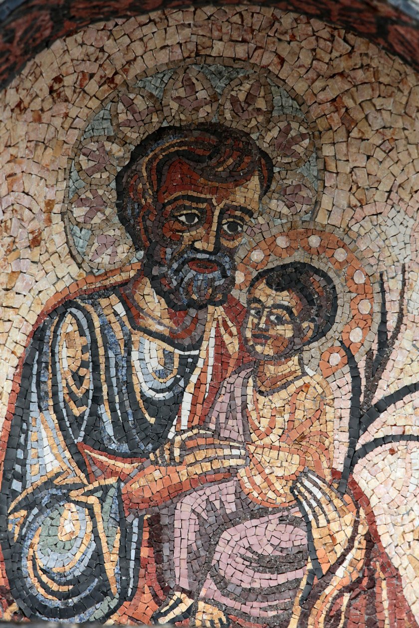 Szent József és Jézus, Cotignac, Franciaország alkotó: Unbekannt