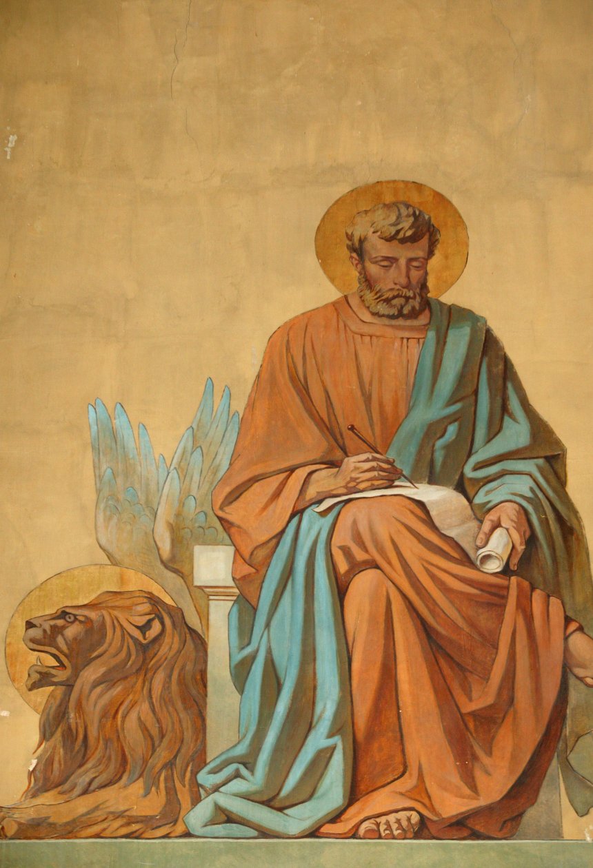 Szent Márk. Saint-Didier templom Voreppe Franciaország alkotó: Unbekannt
