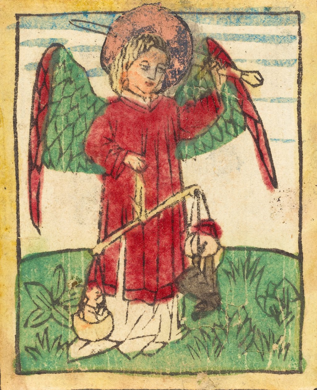 Szent Mihály, c. 14501470. alkotó: Unbekannt