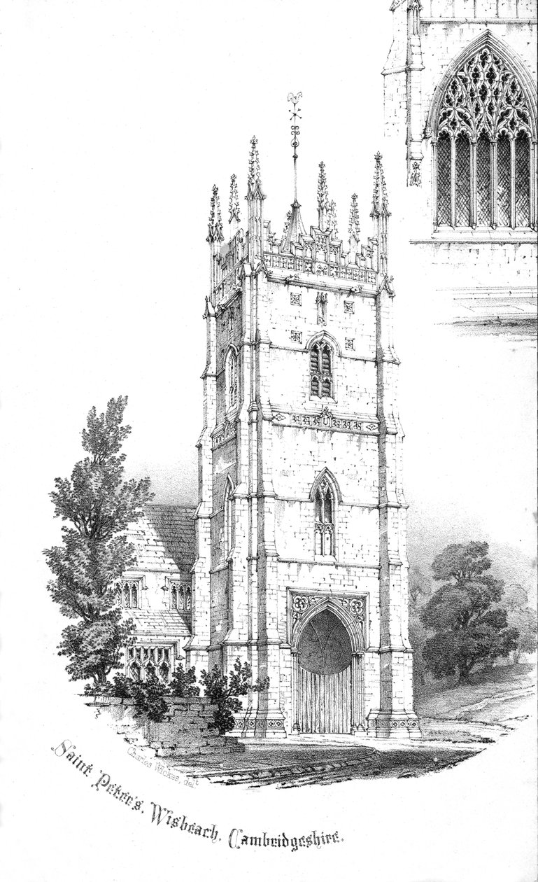 Saint Peters Church, Wisbech, Cambridgeshire, 1850-es évek alkotó: Unbekannt