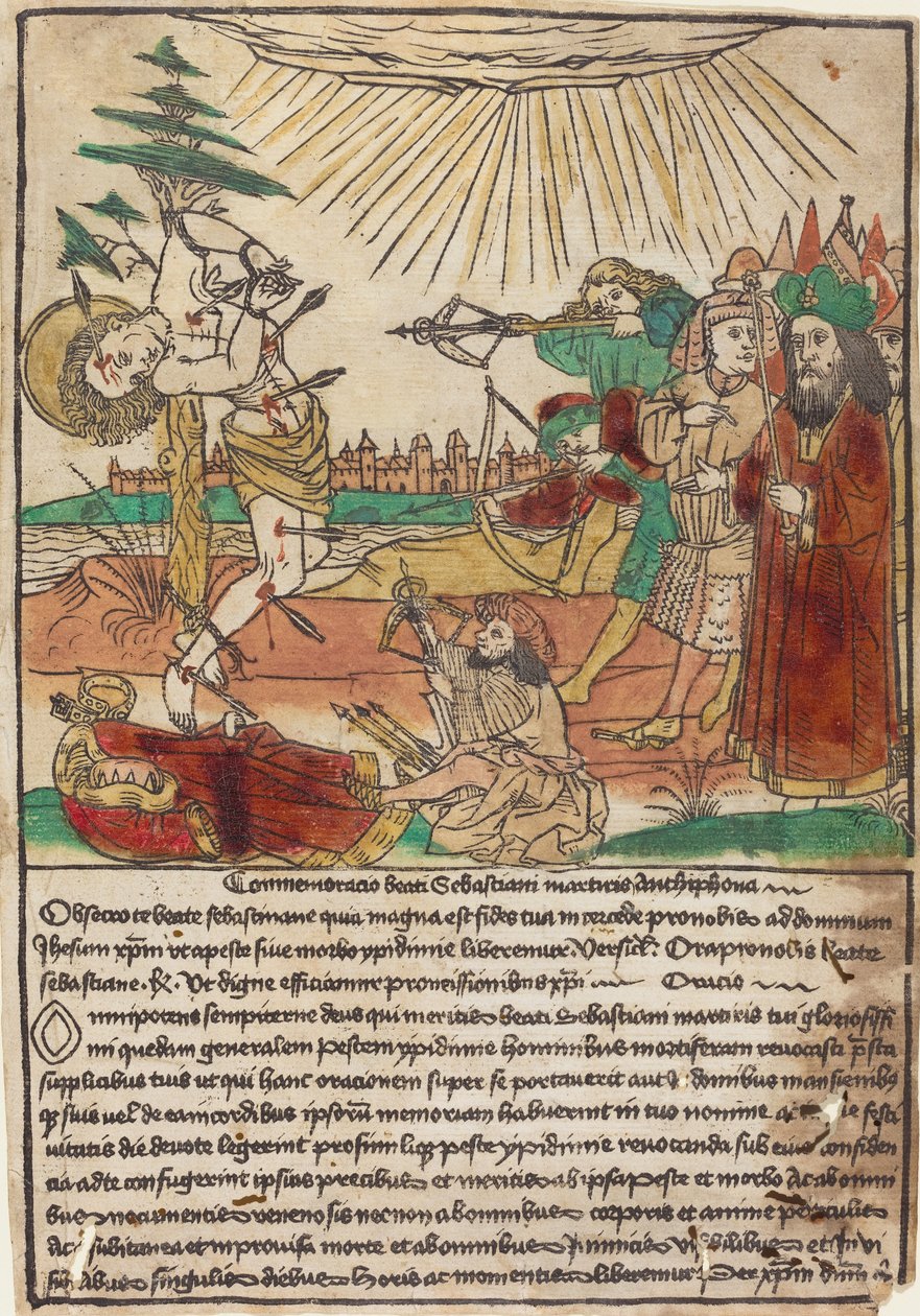 Saint Sebastian, 14401460. alkotó: Unbekannt