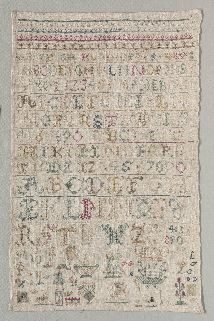 Mintavevő, 1751. alkotó: Unbekannt