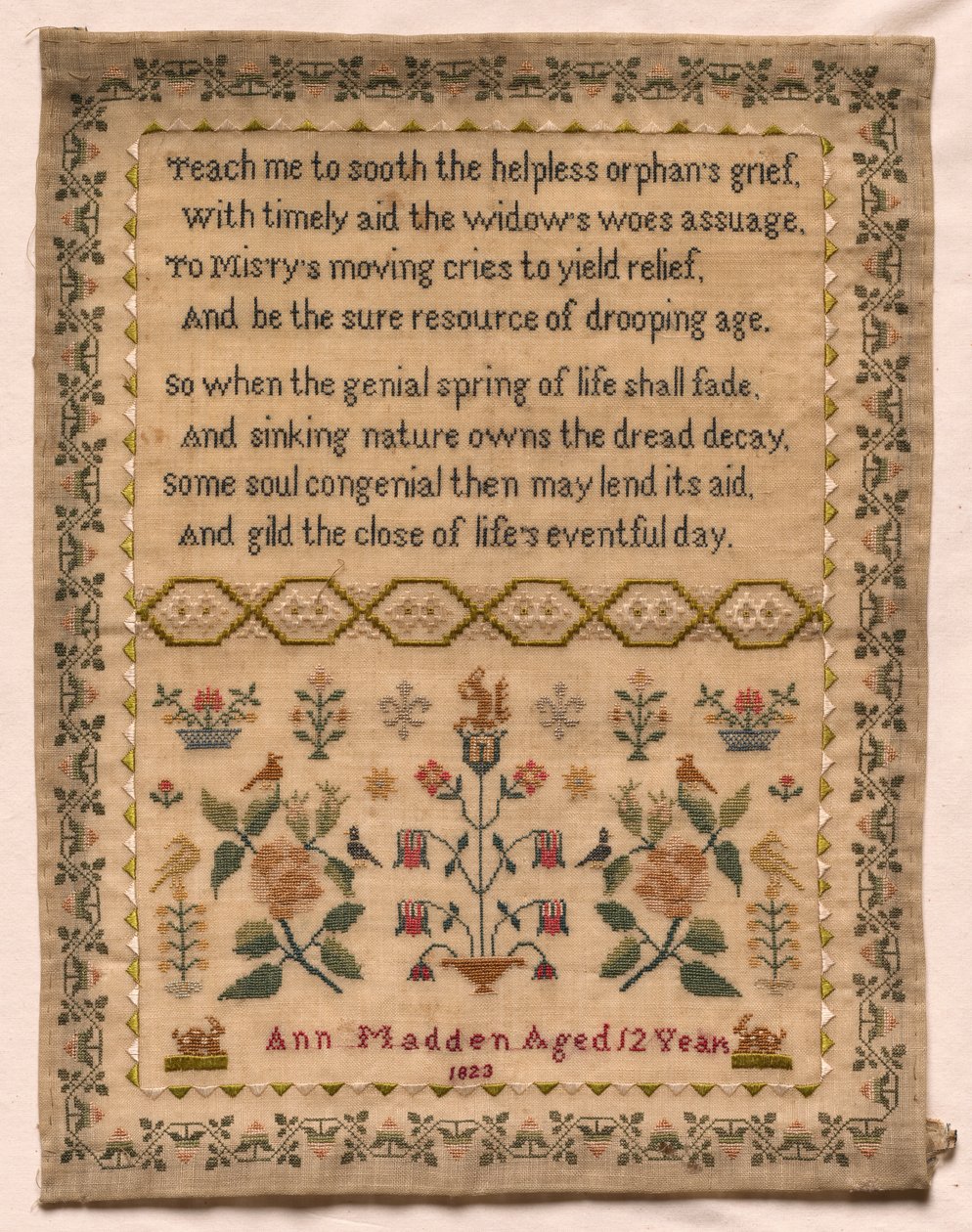 Mintavevő, 1823. alkotó: Unbekannt
