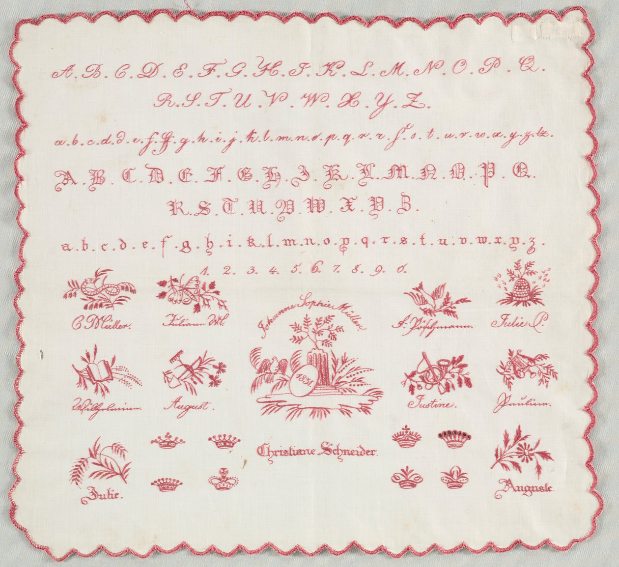 Mintavevő, 1831. alkotó: Unbekannt