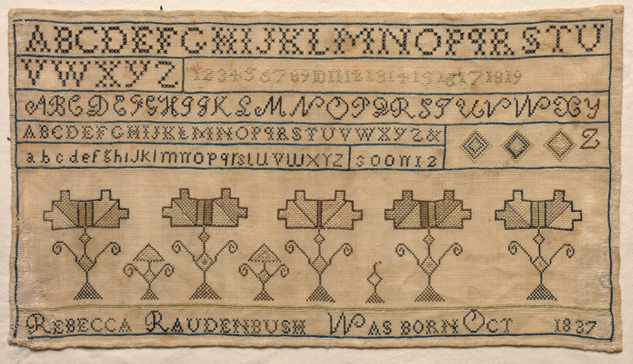 Mintavevő, 1837. alkotó: Unbekannt