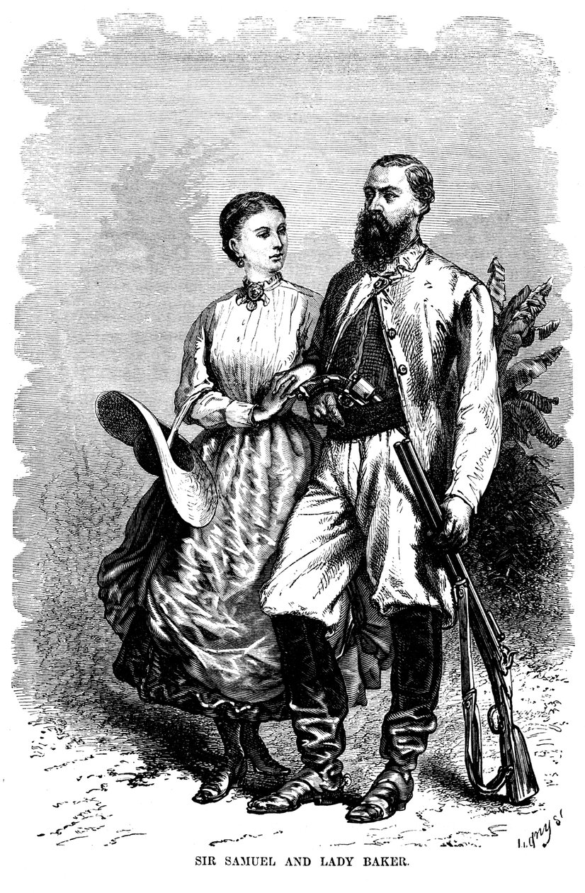 Samuel White Baker 1821-1893, angol felfedező és rabszolgaság-ellenes kampányoló, 1874 alkotó: Unbekannt