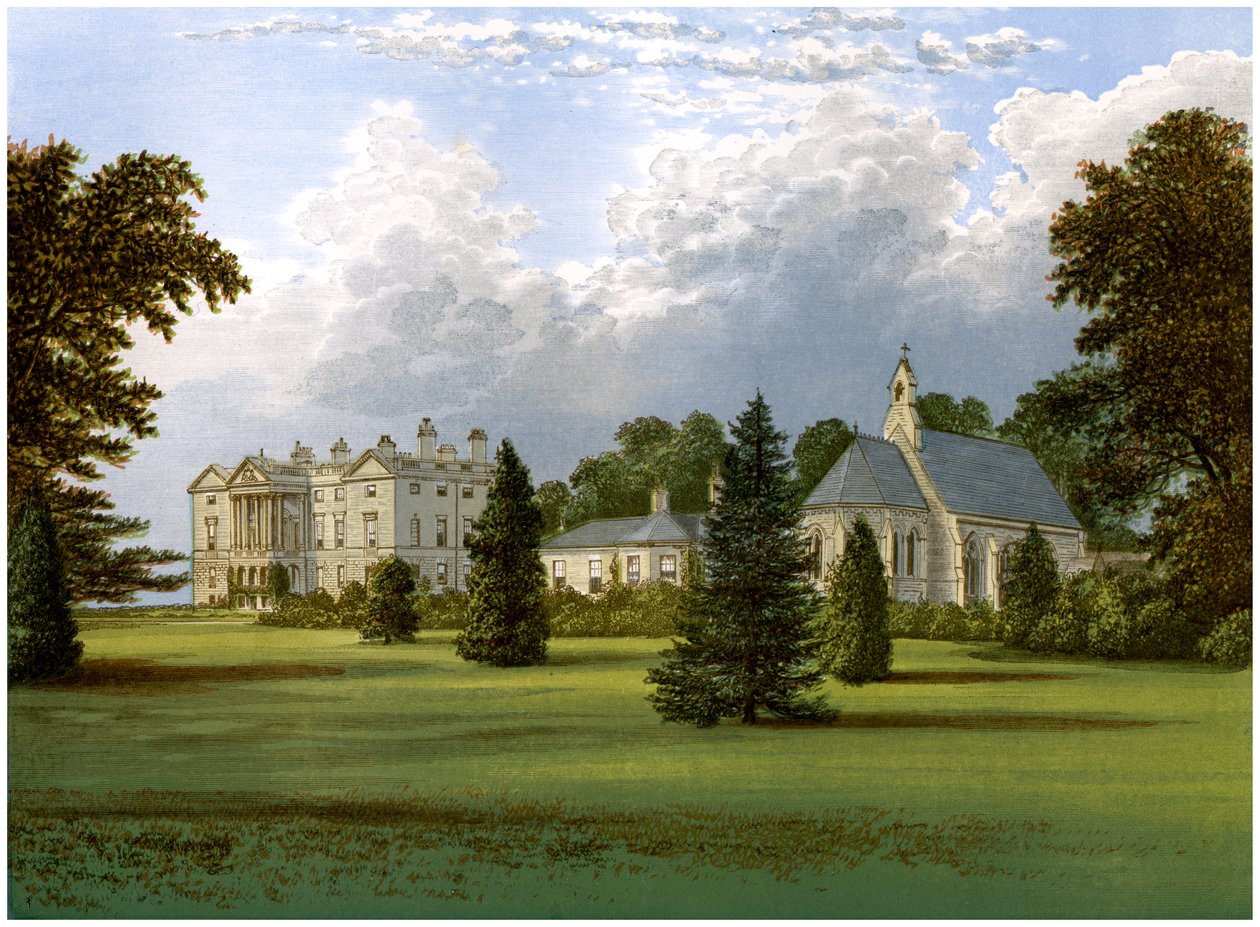 Sandbeck Park, Yorkshire, Scarborough grófjának otthona, 1880 alkotó: Unbekannt