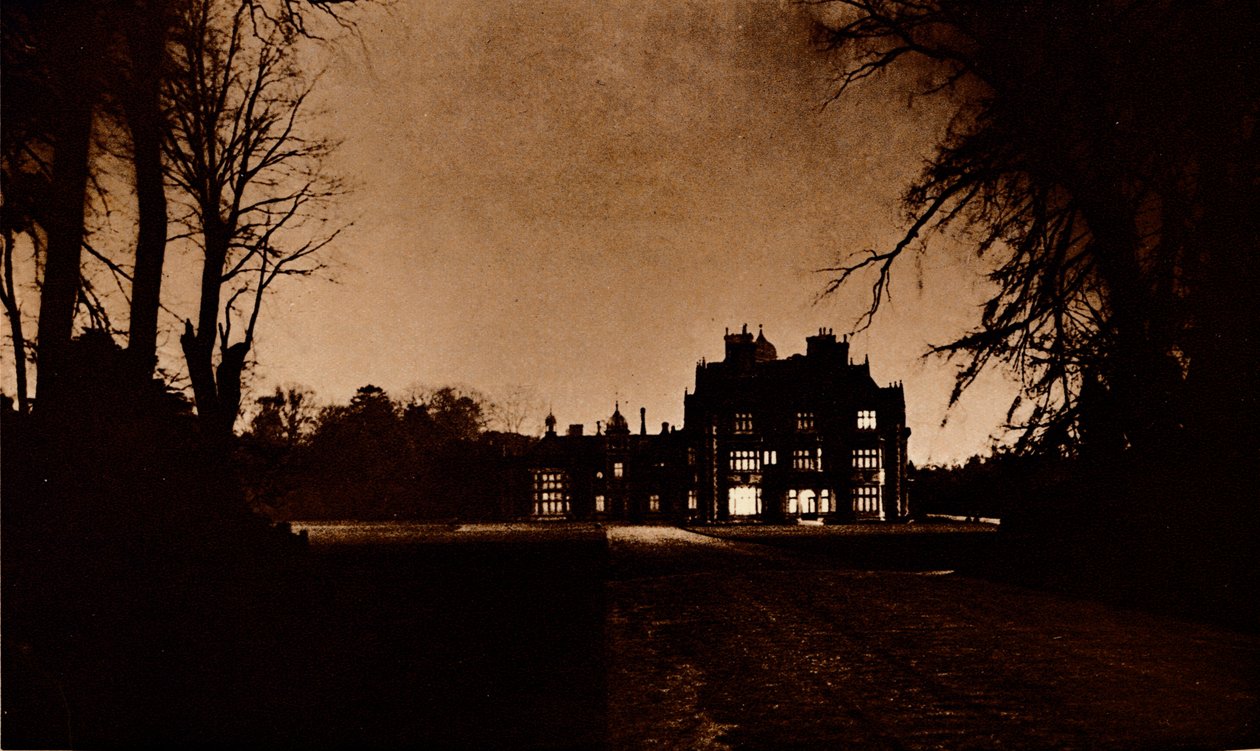 Sandringham House, Norfolk, György V. király halálának éjszakáján, 1936-ban. alkotó: Unbekannt
