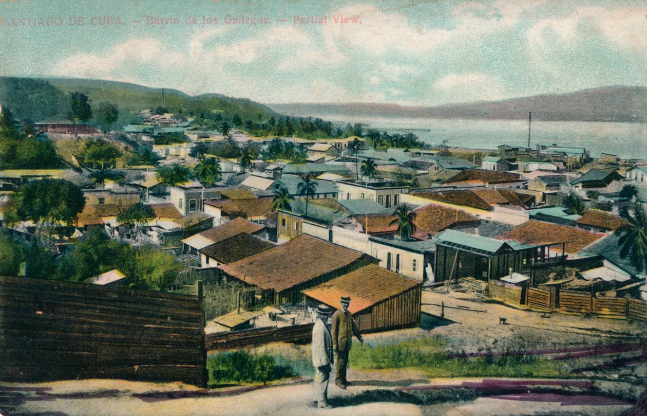 Santiago de Cuba. - Gailegos szomszédsága. - Részleges kilátás, c1910 alkotó: Unbekannt