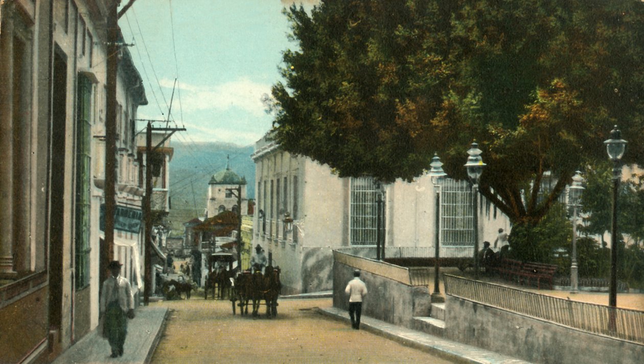 Santiago de Cuba – Santo Tomas utca, 1907. alkotó: Unbekannt