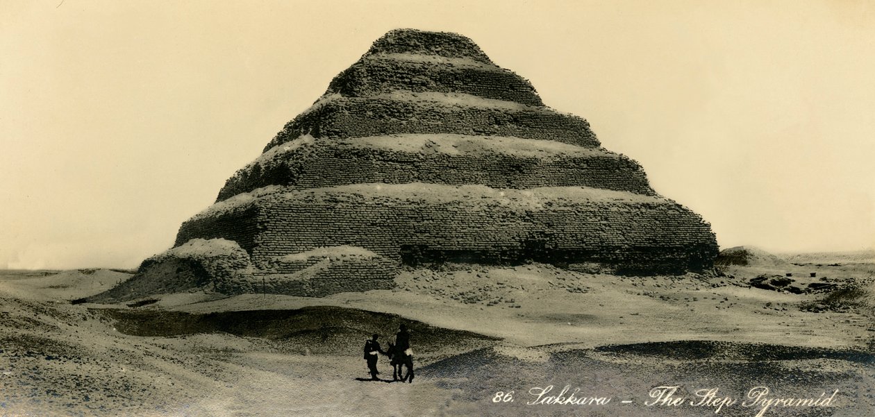 Saqqara – A lépcsős piramis, 1918-c1939. alkotó: Unbekannt