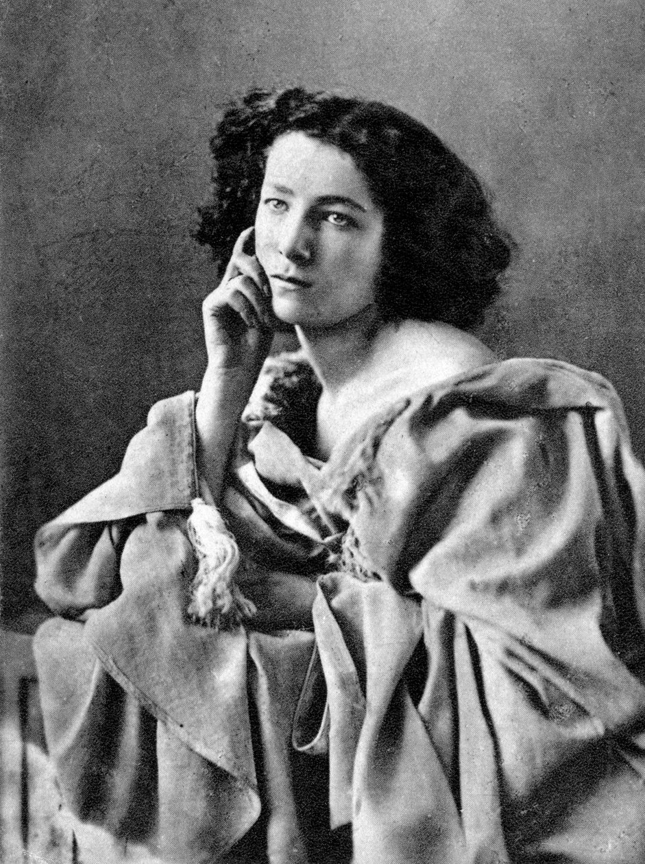 Sarah Bernhardt francia színésznő, 1869 alkotó: Unbekannt