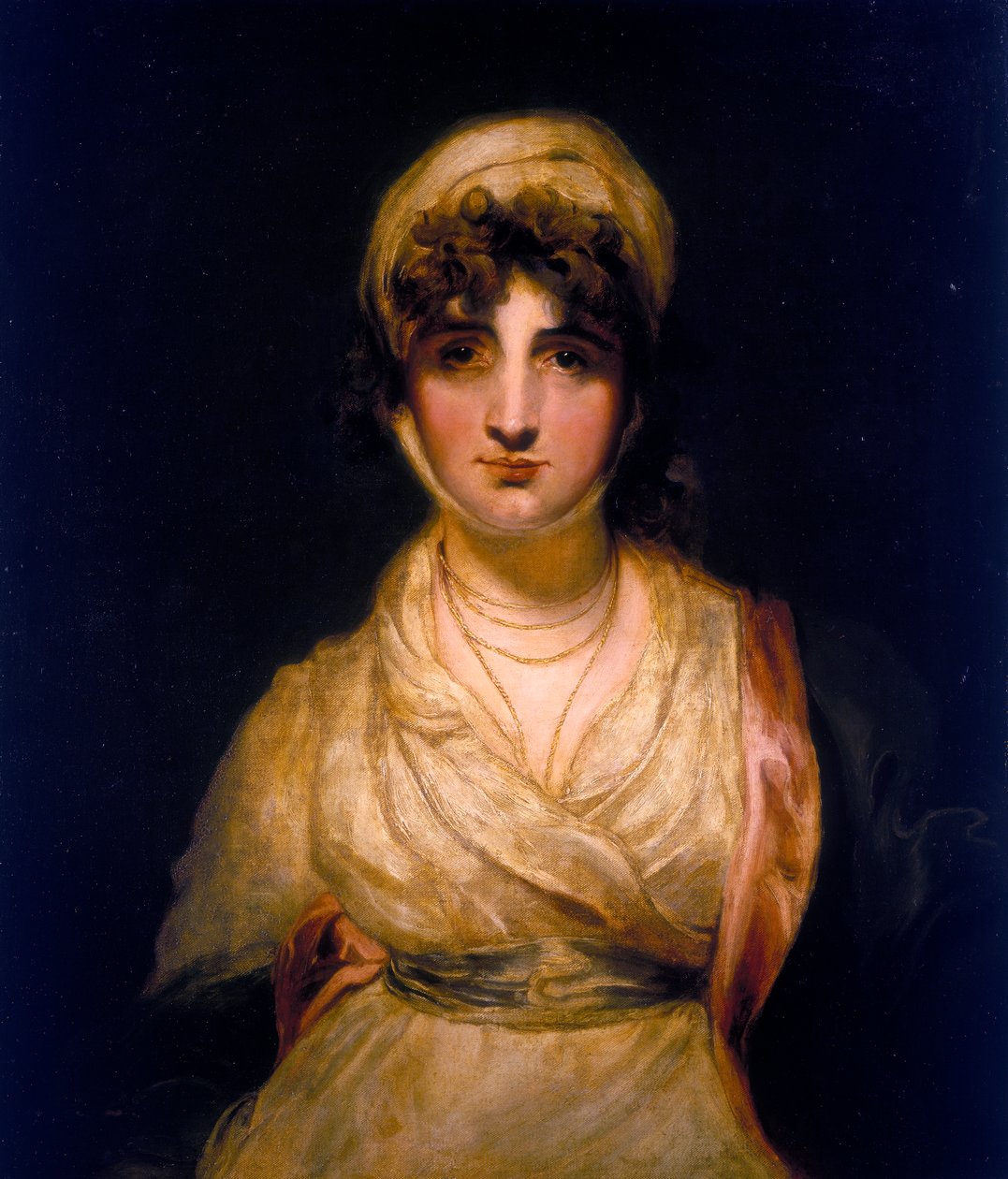 Sarah Siddons Mrs Haller szerepében August von Kotzebue Az idegen című művében, 1798 után alkotó: Unbekannt