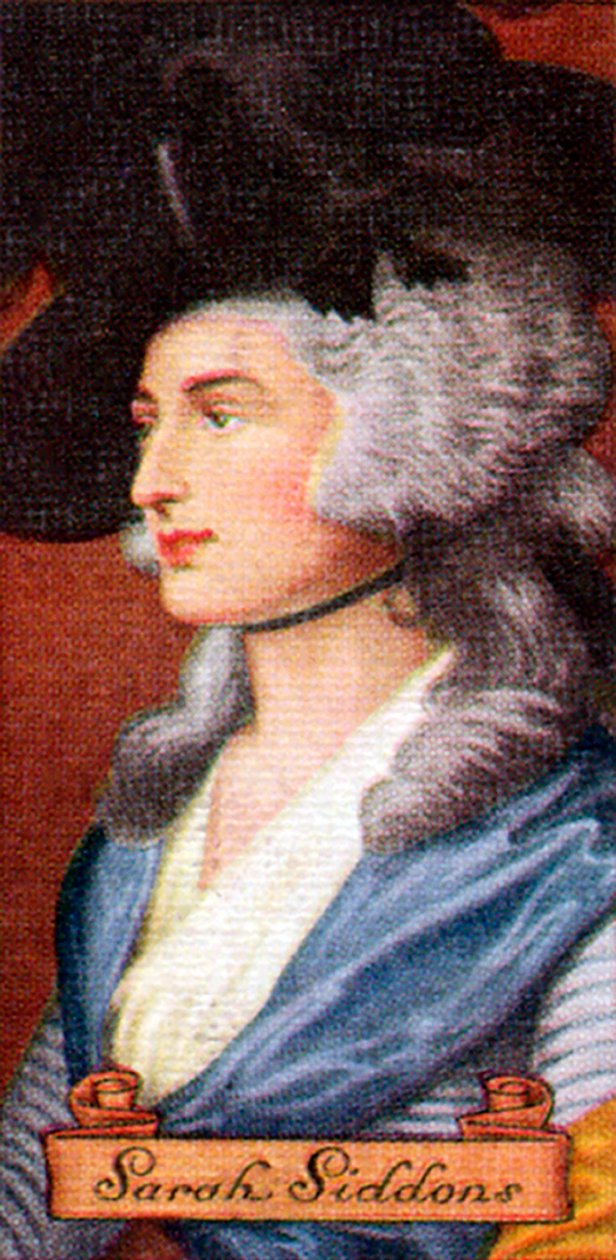 Sarah Siddons, egy sor cigarettakártya, 1935 alkotó: Unbekannt