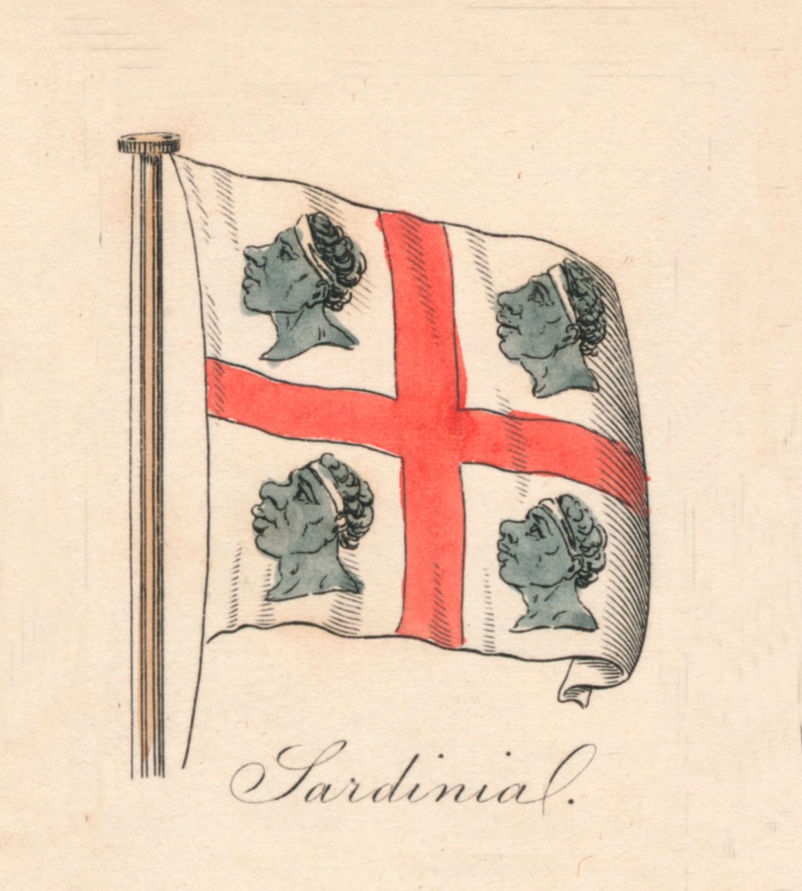 Szardínia, 1838 alkotó: Unbekannt