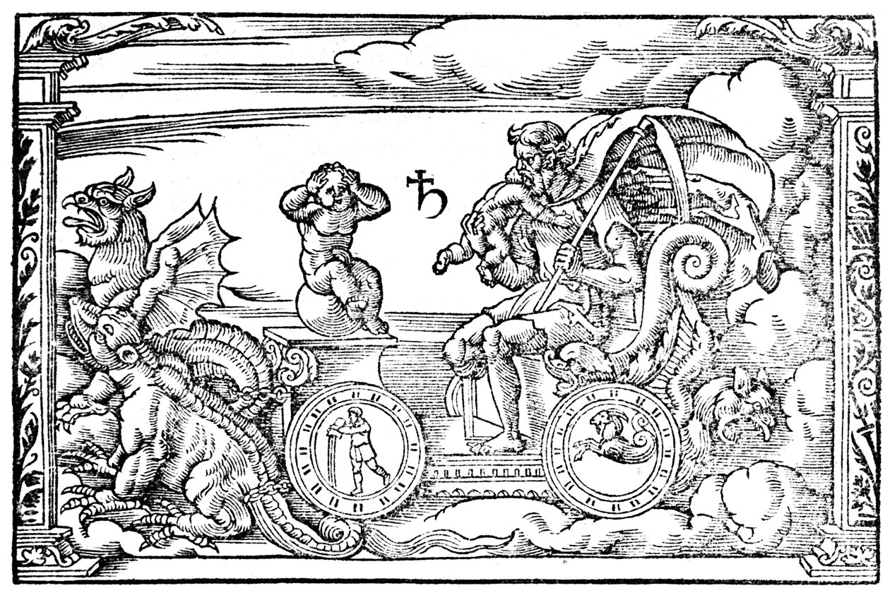 Szaturnusz, az idő római istene, 1569 alkotó: Unbekannt