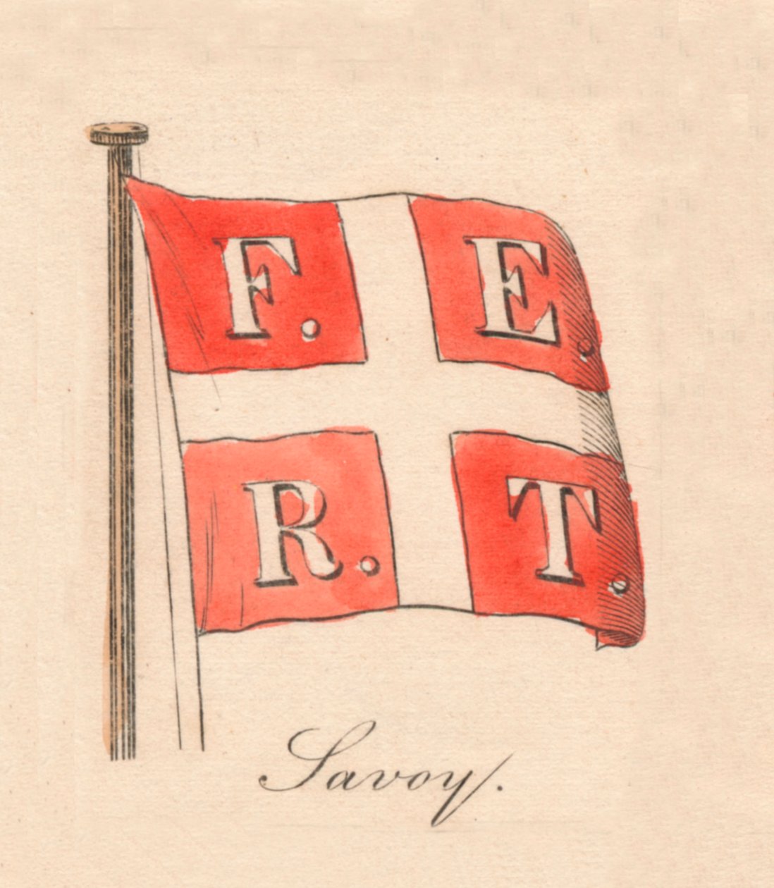 Savoy, 1838 alkotó: Unbekannt