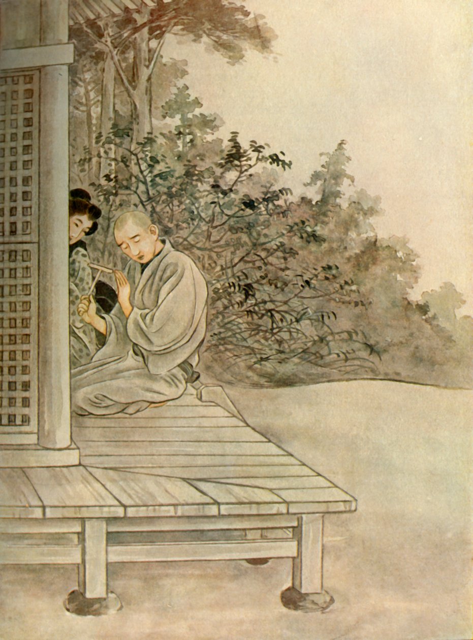 Sawaichi...repeated the Buddhist invocation: Namu Amida Butsu, 1919. alkotó: Unbekannt