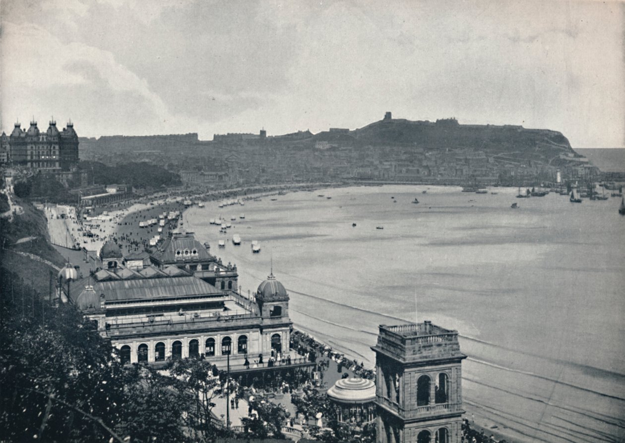 Scarborough – A déli öböl általános képe, 1895 alkotó: Unbekannt