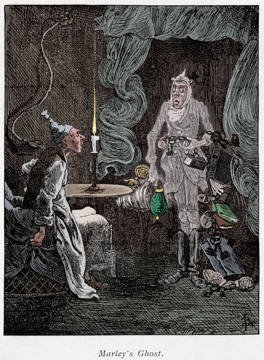 Jelenet Charles Dickens karácsonyi énekéből, 1843 alkotó: Unbekannt
