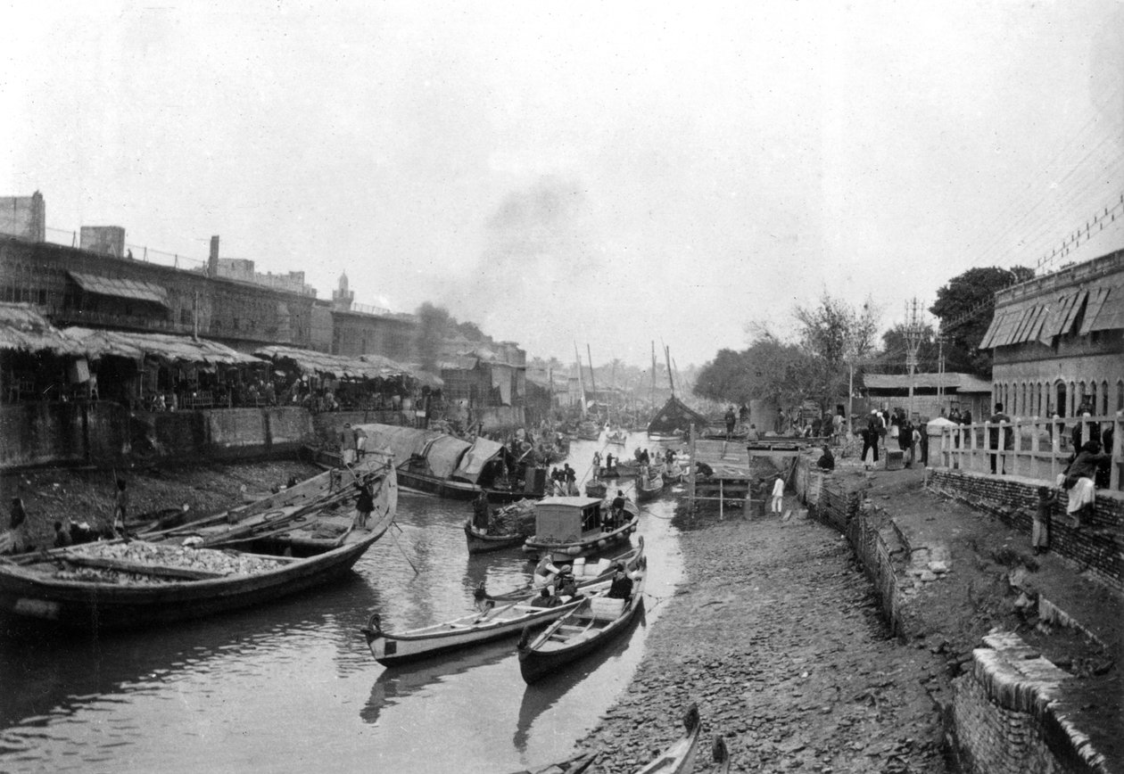 Jelenet a Whitely hídról, Ashar, Irak, 1917-1919 alkotó: Unbekannt