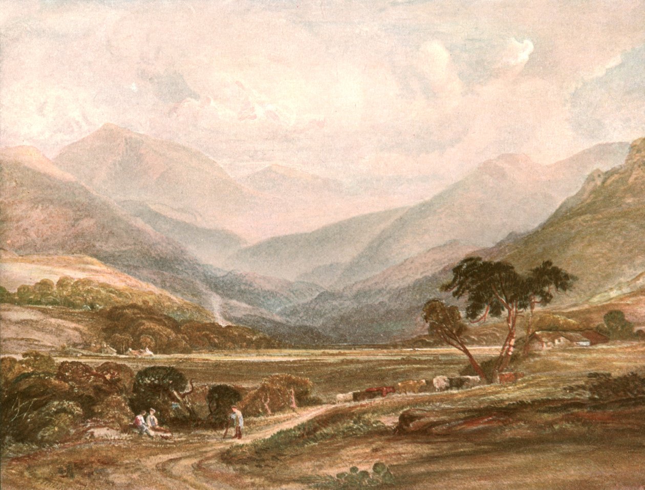 Jelenet a Glen Lochyban, 1900. alkotó: Unbekannt