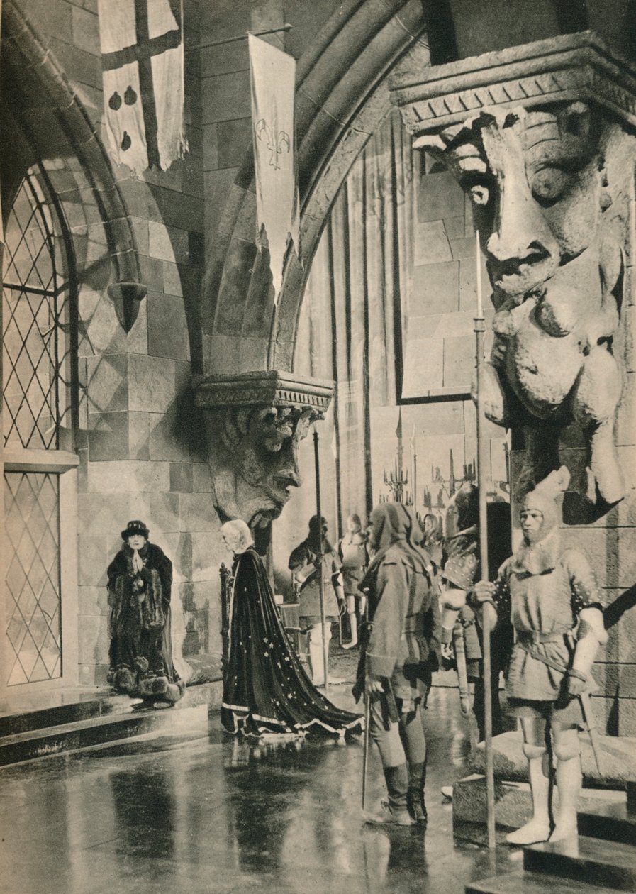 Jelenet a XI. Lajos palotában. A filmből: A szeretett szélhámos. Beállítások: William Cameron Me alkotó: Unbekannt