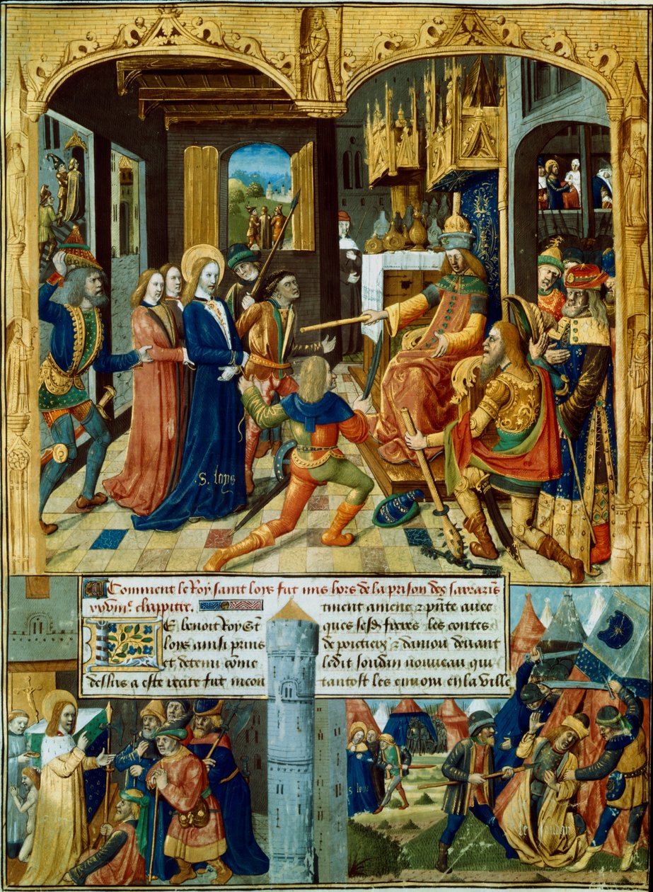 Jelenetek a hetedik keresztes hadjáratból, 1248-1254 XV alkotó: Unbekannt