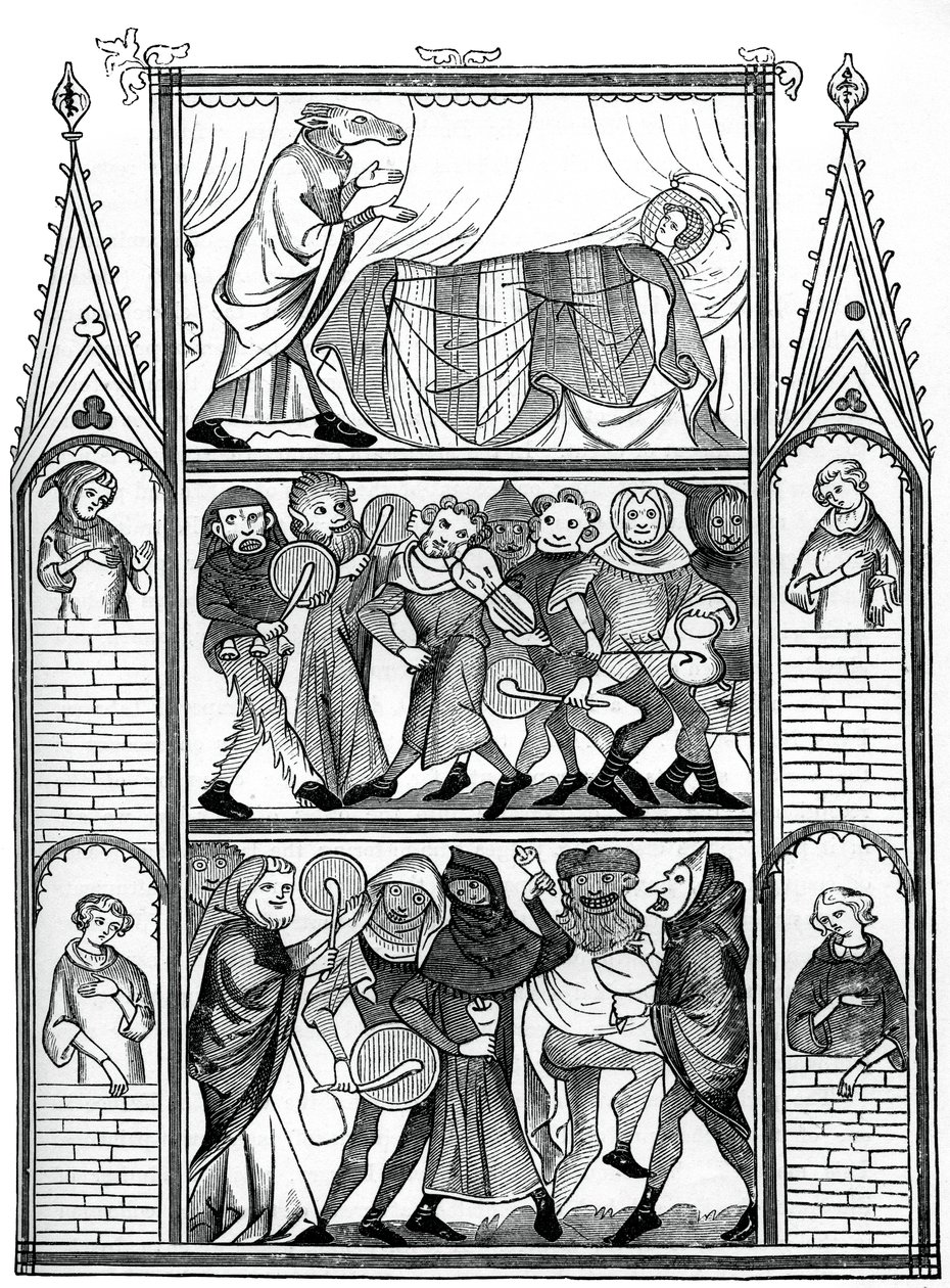 Jelenetek a Fauvel-történetből, 15. század, 1870 alkotó: Unbekannt