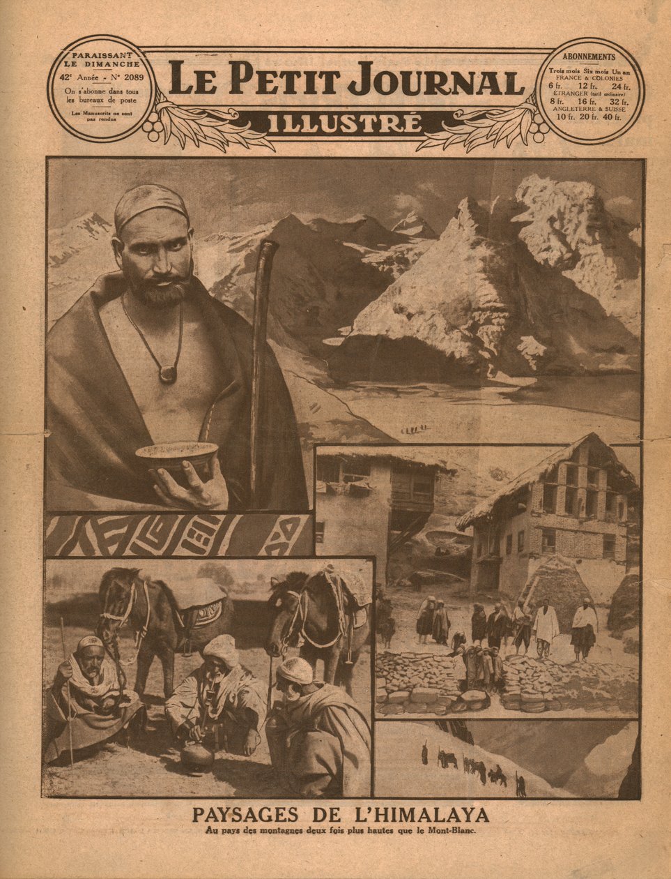 Jelenetek a Himalájában, 1931. alkotó: Unbekannt