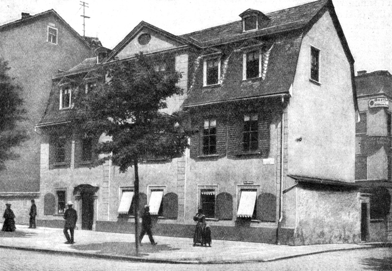 Schillers-ház, német Athén, Németország, 1922 alkotó: Unbekannt