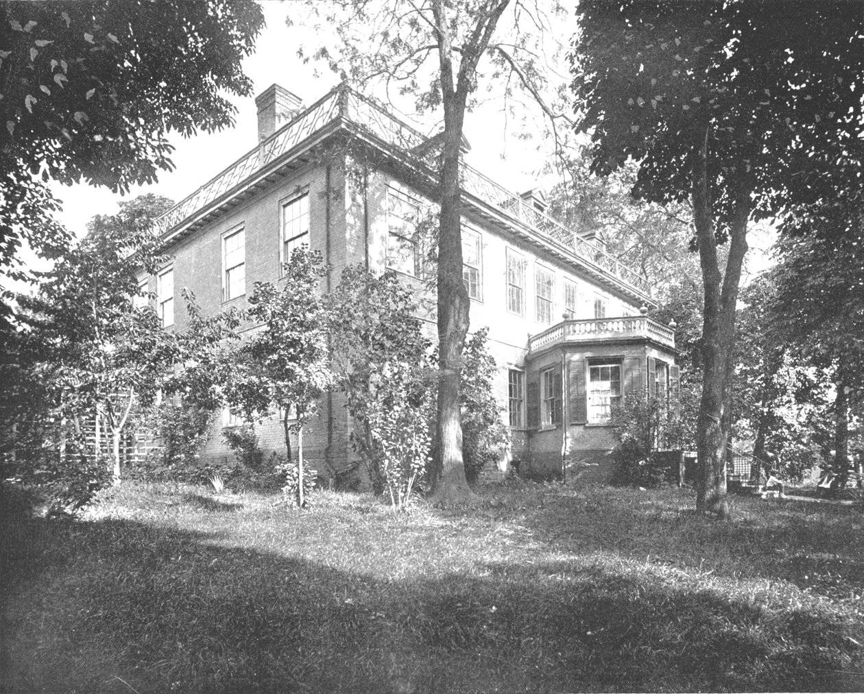 Schuyler Mansion, Albany, New York állam, USA, 1900. alkotó: Unbekannt