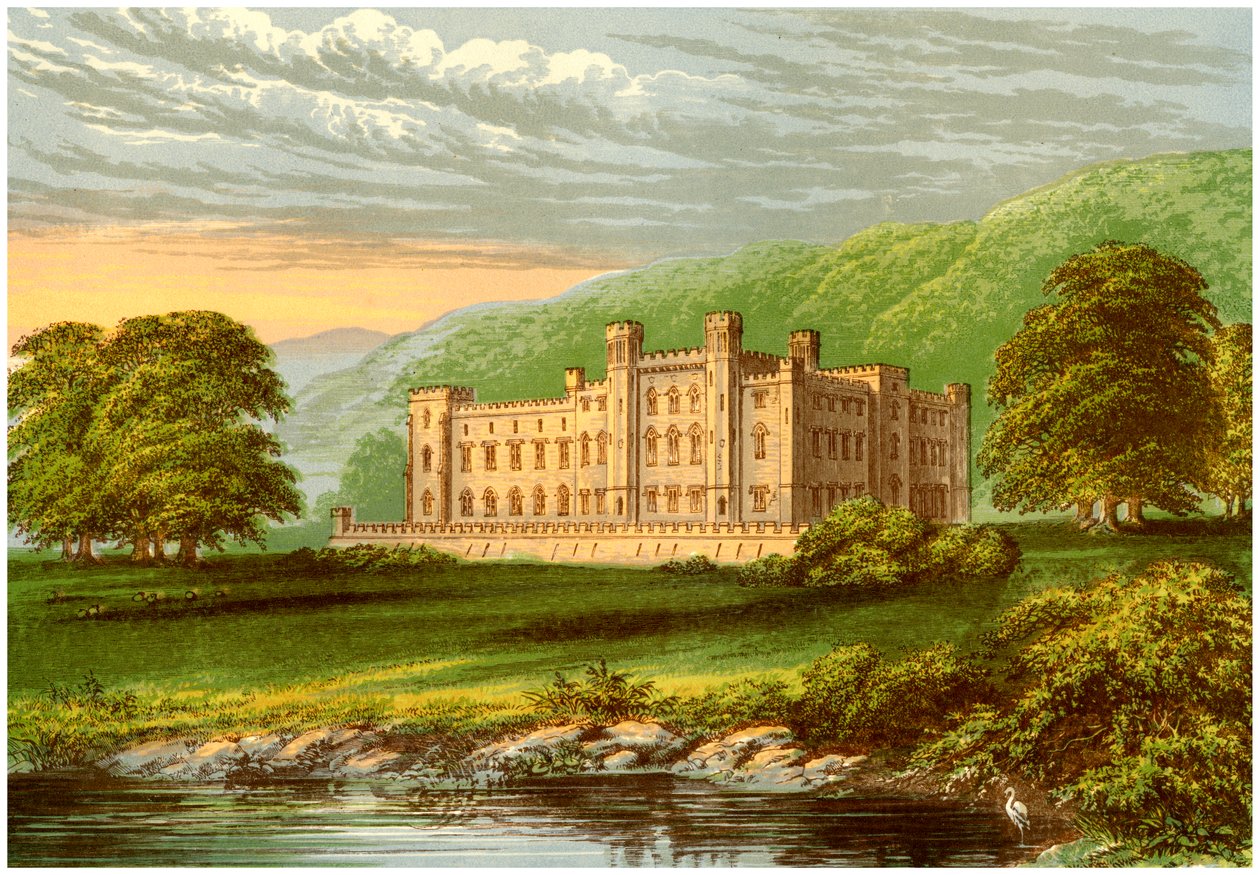 Scone Palace, Perthshire, Skócia, Mansfield grófjának otthona, 1880 alkotó: Unbekannt