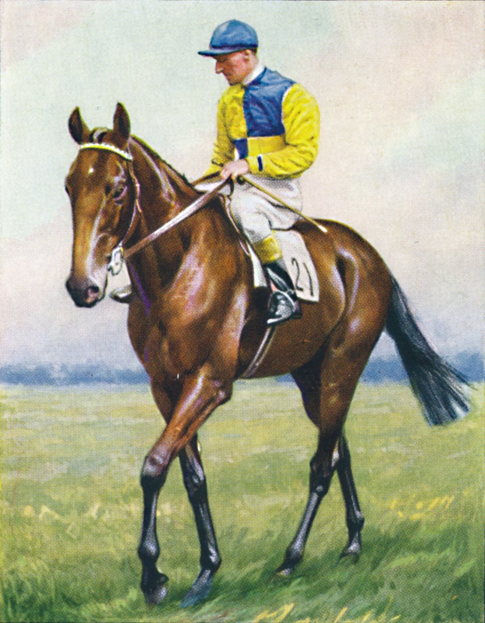 Scottish Union, Jockey: B. Carslake, 1939. alkotó: Unbekannt