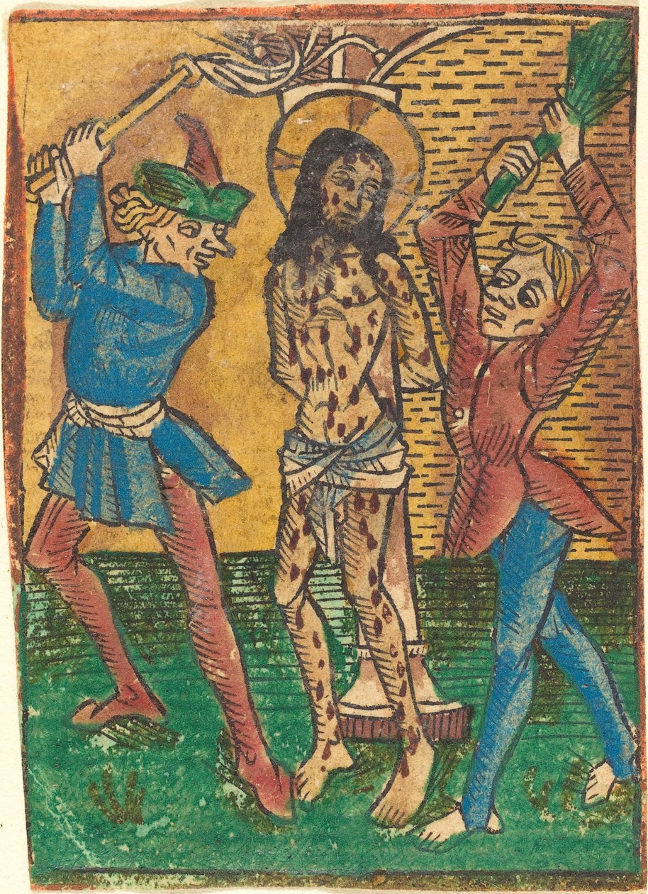 Krisztus ostorozása, c. 1490. alkotó: Unbekannt