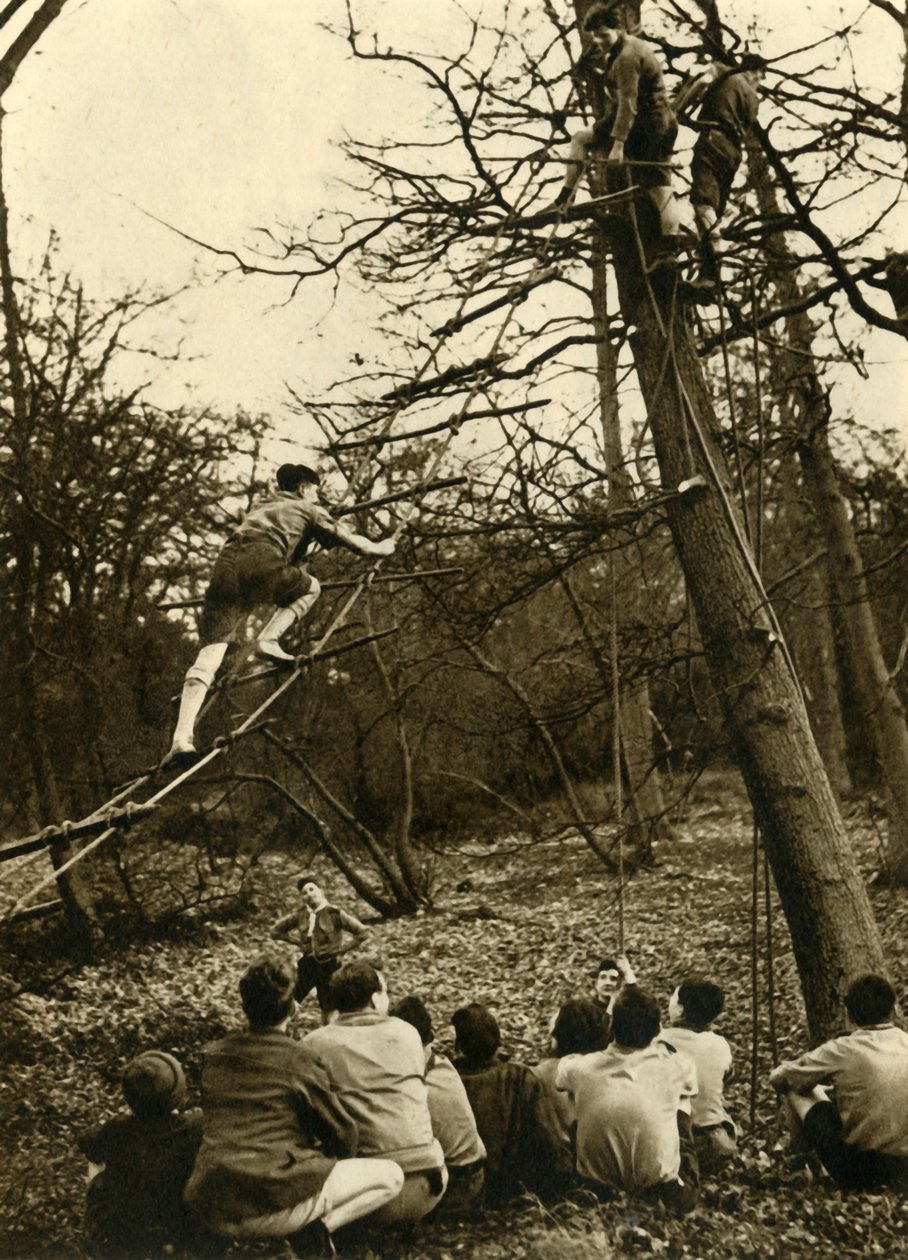 „Úttörőmunkát gyakorló cserkészek”, 1944. alkotó: Unbekannt