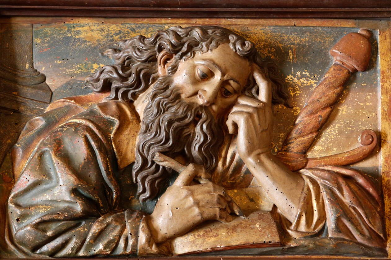 Szobor a mallorcai katedrálisban: Saint Paul, Palma, Spanyolország alkotó: Unbekannt