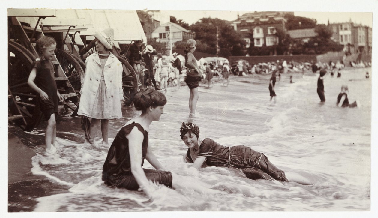 Tengeri fürdőzés, Broadstairs, Kent, 1913 alkotó: Unbekannt