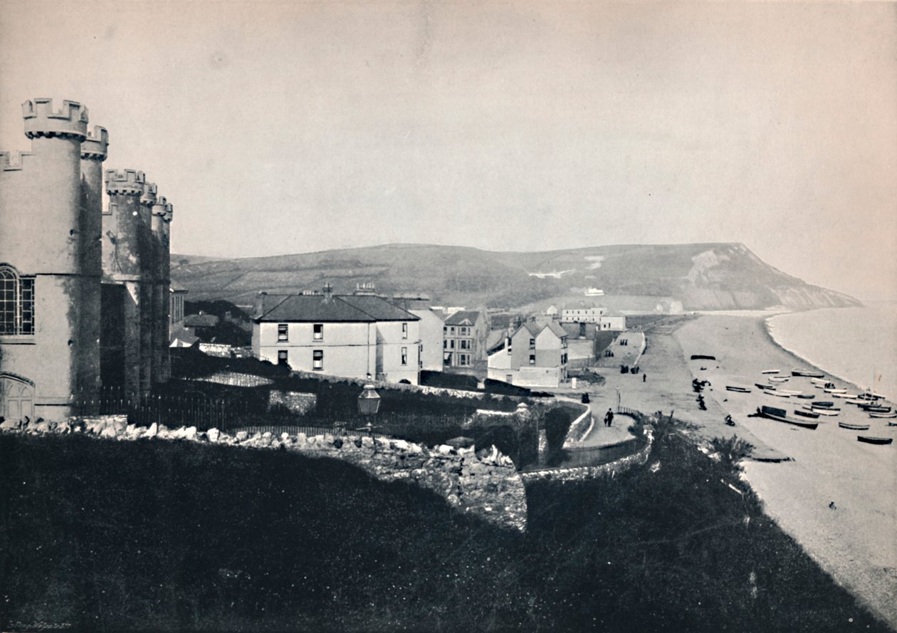 Seaton – A fehér szikla felé nézve, 1895 alkotó: Unbekannt