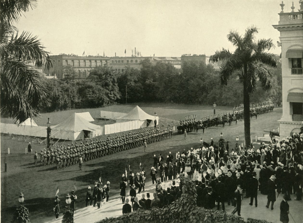 Lord Curzon második megérkezése a kormányházba, 1904, 1925. alkotó: Unbekannt