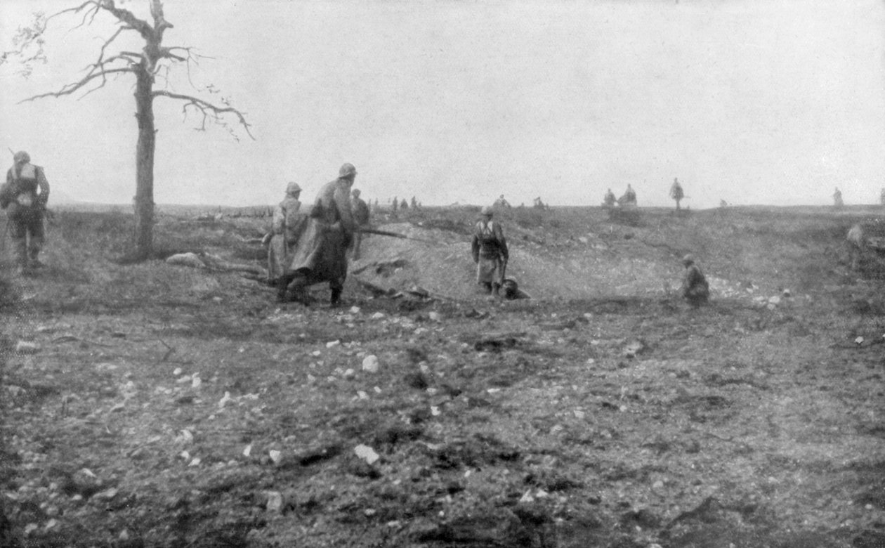 Második champagne-i csata, Franciaország, I. világháború, 1915. szeptember alkotó: Unbekannt