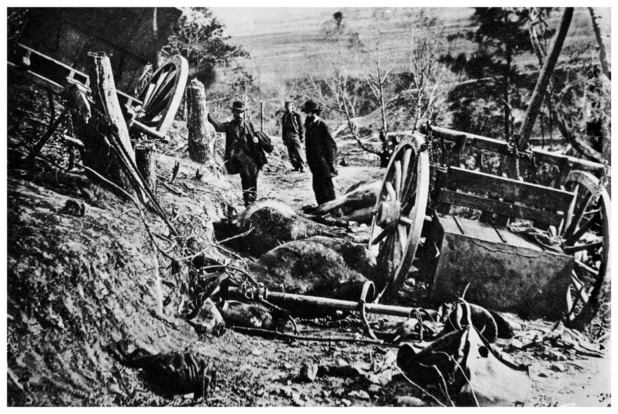 Második fredericksburgi csata, amerikai polgárháború, 1863, 1955 alkotó: Unbekannt