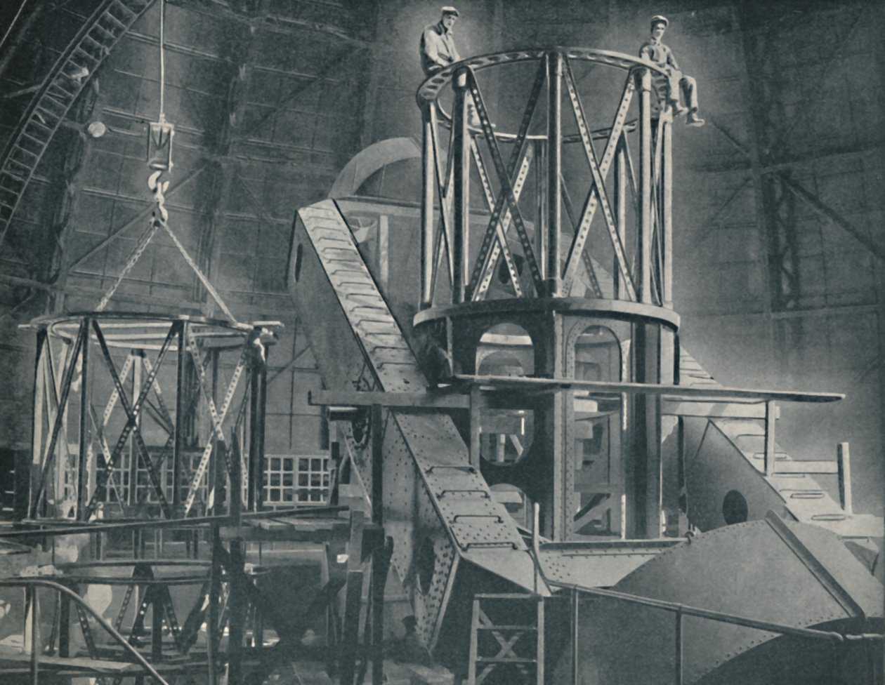 Metszetenként szerelvények A Hookers henger hatalmas acélváza, c1935 alkotó: Unbekannt