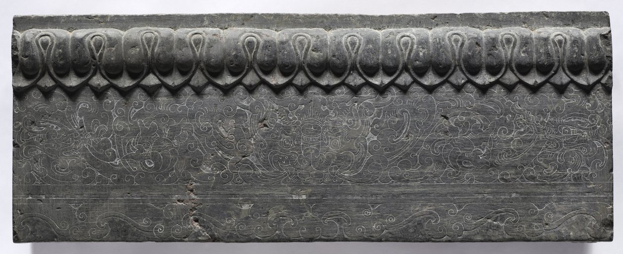 Egy koporsóplatform szakasza: Vízszintes panel, 550-577. alkotó: Unbekannt