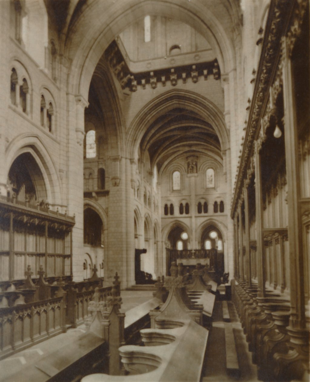 Belső rész, Buckfast Abbey Church, 19. század vége – 20. század eleje alkotó: Unbekannt