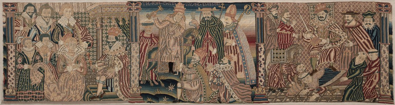 Egy hímzett fríz metszete, 1625-1649. alkotó: Unbekannt