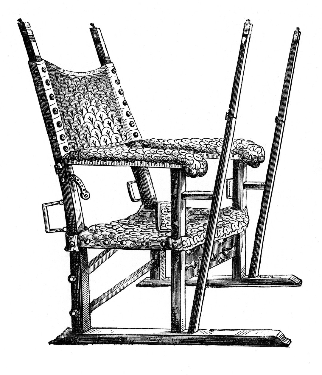 V. Károly szedánszéke, 14. század, 1870 alkotó: Unbekannt