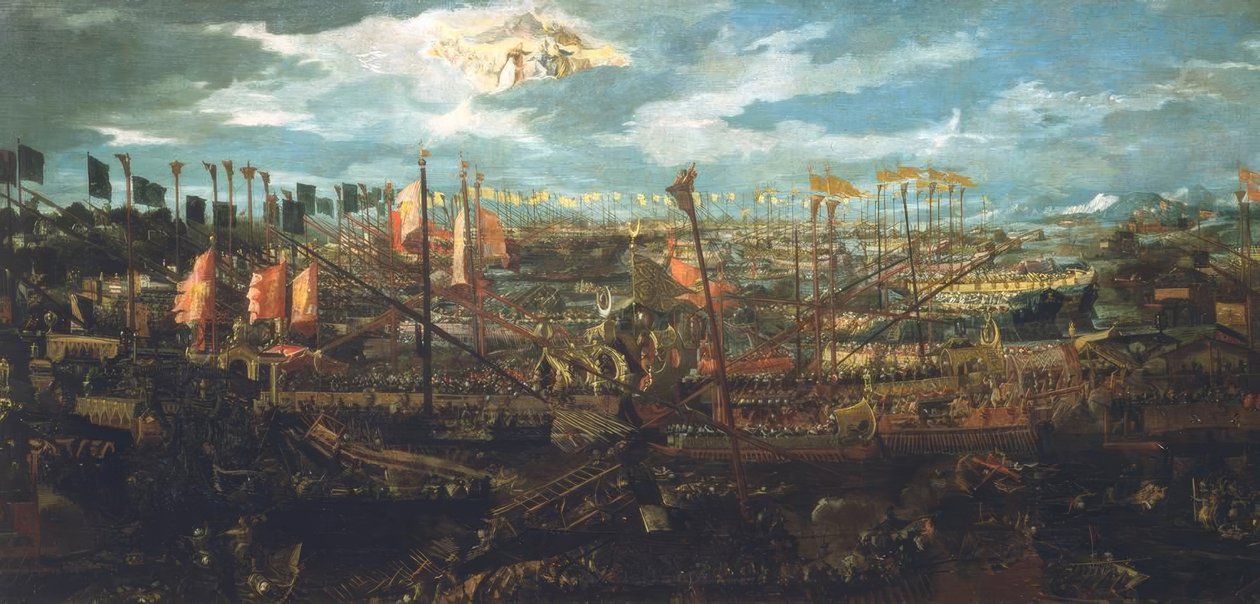 Lepantói csata 1571 / venez. Drágakő. alkotó: Unbekannt